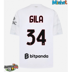 AC Milan Mario Gila #34 Vieraspaita 2026-27 Lyhythihainen